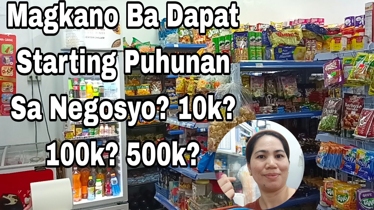 Magkano Ba Dapat Puhunan PagMagumpisa ng Negosyo Tulad ng SarisariStore,Ministore,Minimart, Grocery?
