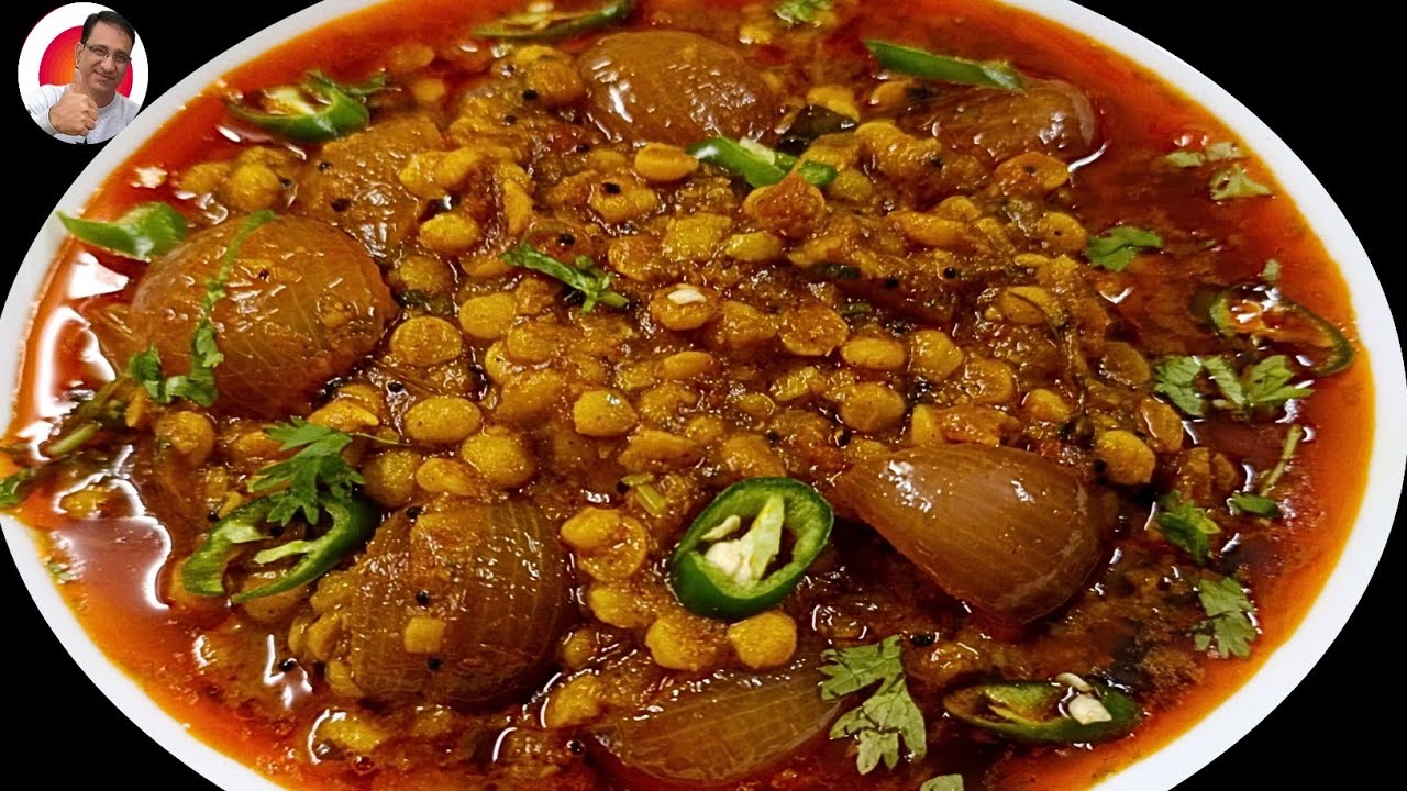 जब घर में कोई भी सब्जी ना हो तो बनाएं चटपटी मसालेदार प्याज चना दाल की सब्जी | Dal Recipe