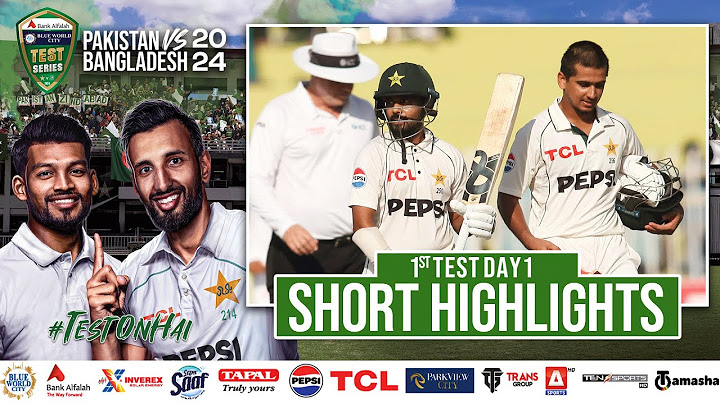 Short Highlights | Pakistan vs Bangladesh | 1st Test Day 1 | PCB | M1X1U