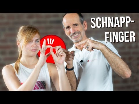 Schnappfinger selbst behandeln: Die besten Übungen!