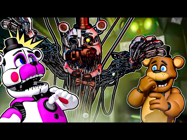 Funtime Freddy transforms into Molten Freddy behind desk - Five Nights at  Freddy's: Security Breach 