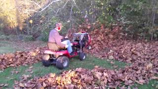 Redneck leaf blower