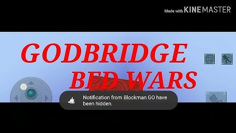 Godbridging in BedWars Blockman go