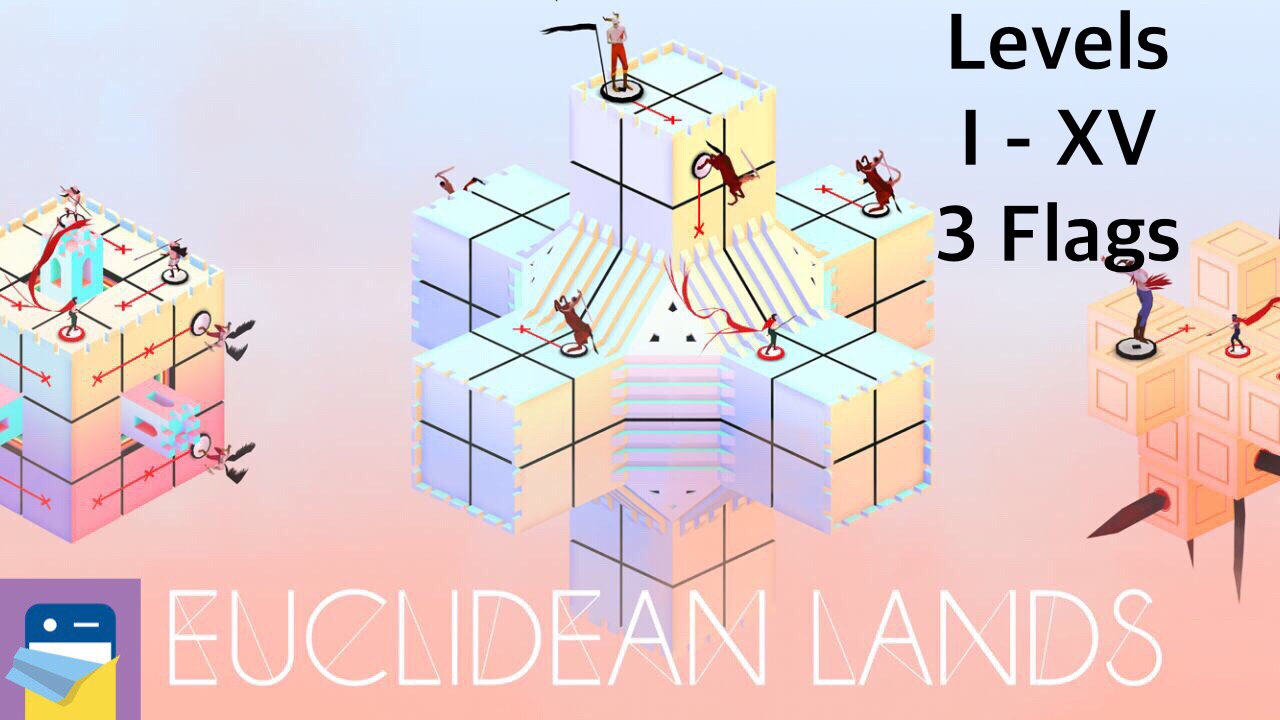 Euclidean Lands Levels I XV 3Flag Walkthrough & Solutions (by