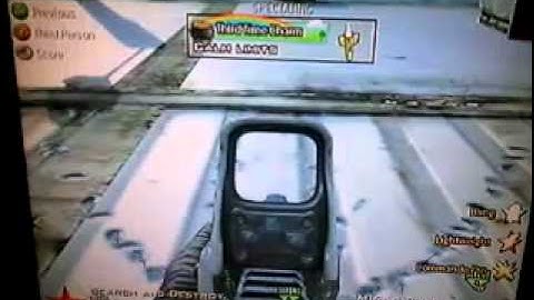 Glitches and spots on sub base mw2