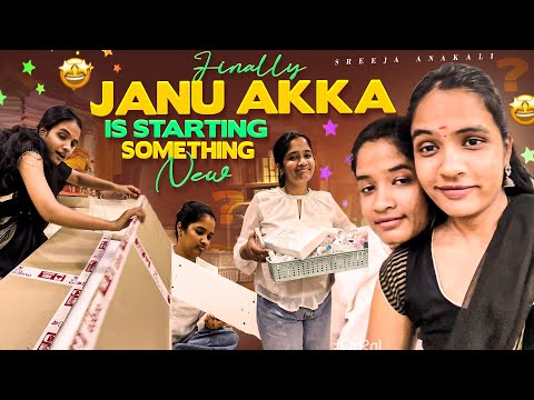 Janu akka is starting something new 😍🤗
