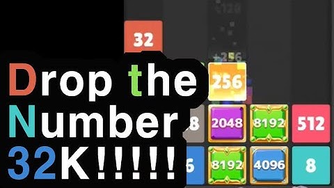 merge game Drop The Number 2~32K speed play