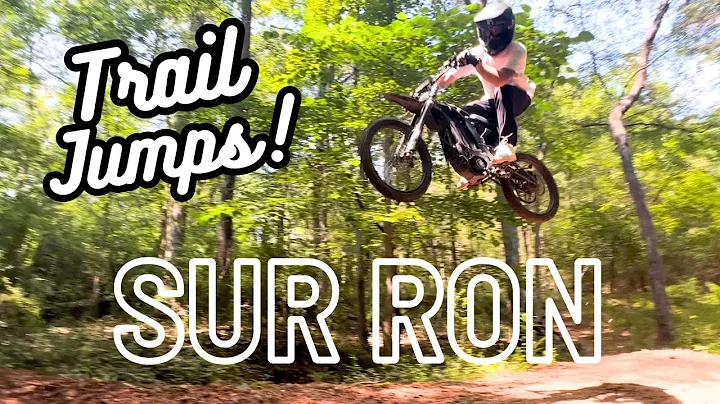 Sur Ron Jump Trail BIG SENDS!