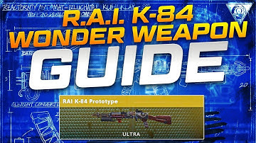 Firebase Z: The BEST "RAI K-84" WONDER WEAPON PART GUIDE 💥 (Cold War Zombies Walkthrough Guide)
