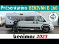 Lits jumeaux  prsentation benimar b160 modle 2023 instant campingcar