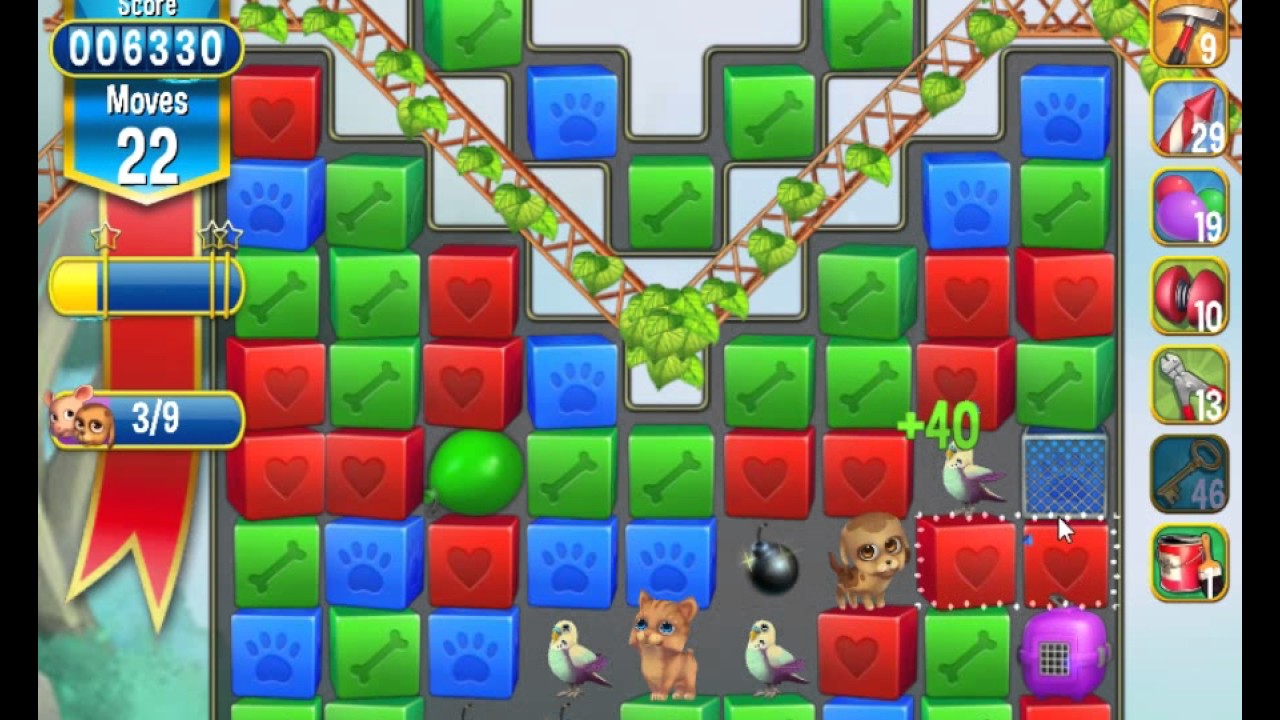 Pet Rescue Saga, Pet Island, 19th July 2017, level 1 😈 ►TOBIAS DEAMON◄