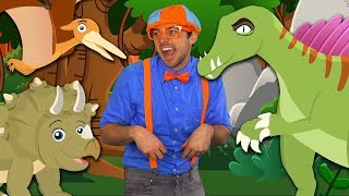 Blippi - Dinosaur Song! | +More Baby Songs \& Nursery Rhymes | Educational Videos for Toddlers