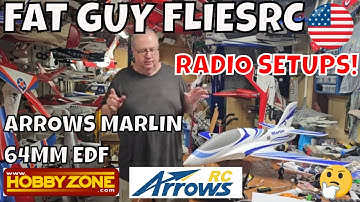 ARROWS MARLIN RADIO, CG, REV THRUST AND FORWARD PROGRAMING by FGFRC