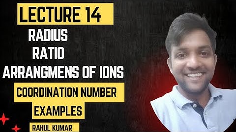 Understanding Radius Ratio #iitjee2025 #neet2025exam #ugcnetexam