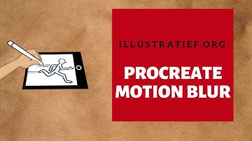 Beweging benadrukken met motion blur - Procreate