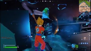 Fortnite *NEW* SON GOKU Super SAIYAN Skin PS5 gameplay chapter 3 season 3 screenshot 2