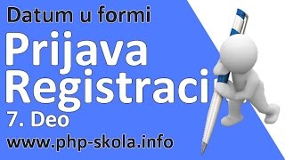 PHP Tutorial: Login Register (Part7) : form validation: date format