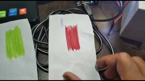 control the servo motor(SG90)  with colour sensor 3200