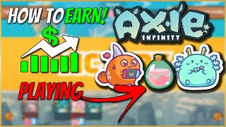 AXIE INFINITY  HOW TO EARN MONEY PLAYING! PLAY TO EARN TUTORIAL