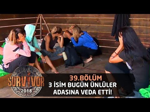 Ünlüler takımında duygu dolu anlar! 3 isimle vedalaştılar! | 39.Bölüm | Survivor 2018