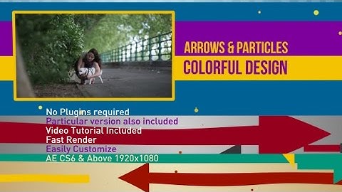 After Effects Template: Colorful Arrows