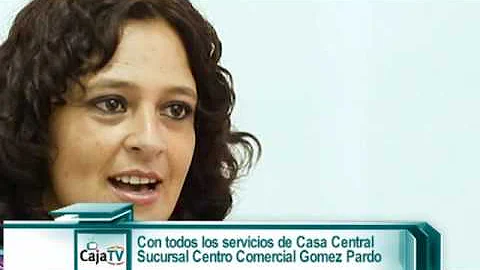 Caja Tv - Susana Cortez - Sucursal CPA Gomez Pardo