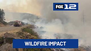 Wildfires in Oregon, Washington stretch resources to the limit