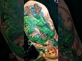 TATTOO by @lannytattoo - Fechamento colorido #shenlong #shenlongtattoo #dbz