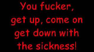 Down With The Sickness - Disturbed Lyrics