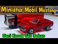 Cara Membuat Miniatur Mobil Mustang Classic  dari Korek Gas Bekas