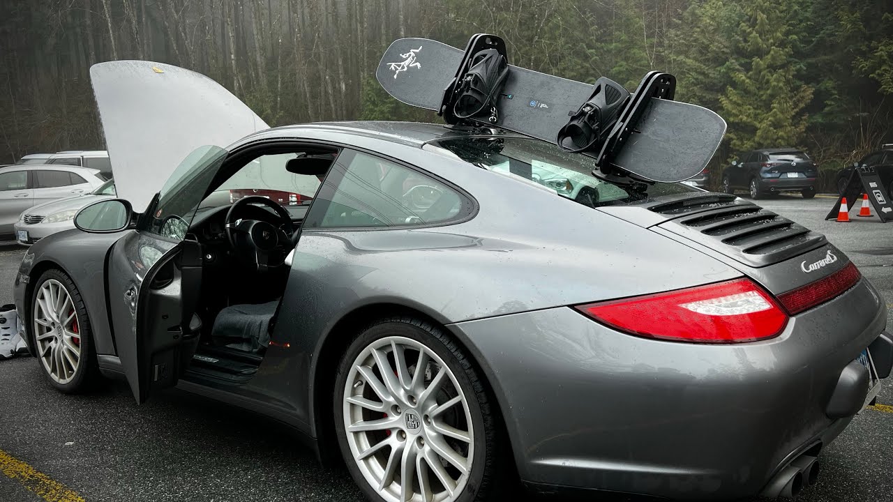 Porsche 911 All Purpose Vehicle Winter SeaSucker Snowboard & Ski rack