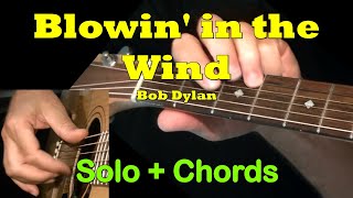 Thumbnail for BLOWIN IN THE WIND by Bob Dylan | Easy Acoustic Guitar