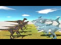Simulation: Indoraptor Encounter Strange Creature in ARBS - Animal Revolt Battle Simulator