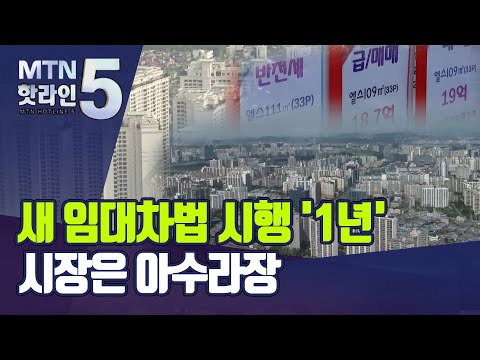 주거안정 내세운 새 임대차법 시행 &amp;#39;1년&amp;#39;…시장은 아수라장 / 머니투데이방송 (뉴스)