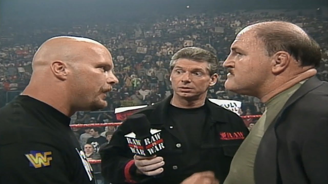 Stone Cold Confronts Sgt Slaughter 981997