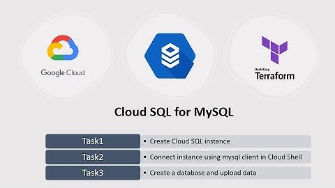 Create Google Cloud Sql MySql instance using Terraform