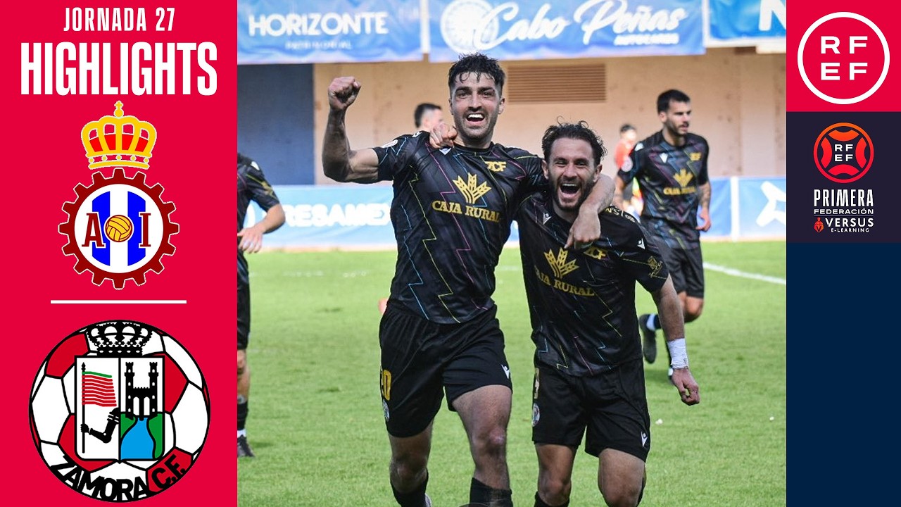 Resumen #PrimeraFederación | Real Avilés Industrial 0-2 Zamora CF | Jornada 27 | Temporada 2025/2026