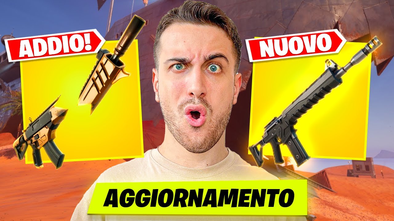 Il Fucile più FORTE è TORNATO + *ADDIO* AR Tempra di Guerra! AGGIORNAMENTO SEGRETO Fortnite ITA!