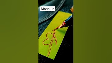 M name signature ideas | Signature styles #calligraphy #signature #signaturestyle #shorts