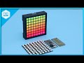 Square led pixel display