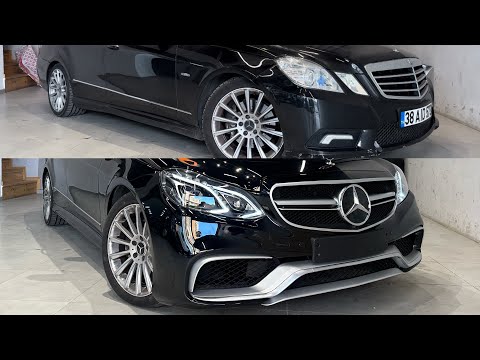 W212 E Serisi Facelift Makyajsızdan - Makyajlıya E63 Dönüşüm