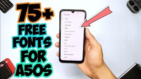 How To Install Any Fonts For FREE In Samsung Galaxy A50s, A70, & Any Samsung One UI Device (NO ROOT)