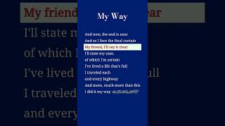 1️⃣My Way | Frank Sinatra