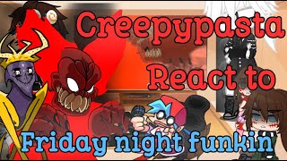 Creepypasta react to Friday night Funkin Tricky mod phase 3 and starecrown //mod link in deks👇//