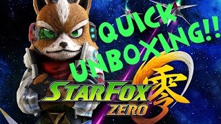 StarFox Zero/StarFox Guard Quick Unboxing!