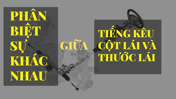 SỰ KHÁC NHAU GIỮA TIẾNG KÊU CỘT LÁI VÀ TIẾNG KÊU THƯỚC LÁI Ô TÔ