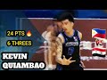 Kevin quiambao highlights 24 pts 6 threes  strong group ph vs al wa.a syria kevinquiambao sga