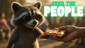FEED THE PEOPLE 🍕💚 | Crypto That Actually Helps (Music Video)