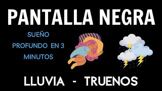 Fuertes Lluvias Y Truenos Para Dormir, Escucha el trueno y la lluvia se duerme después de 3 minutos