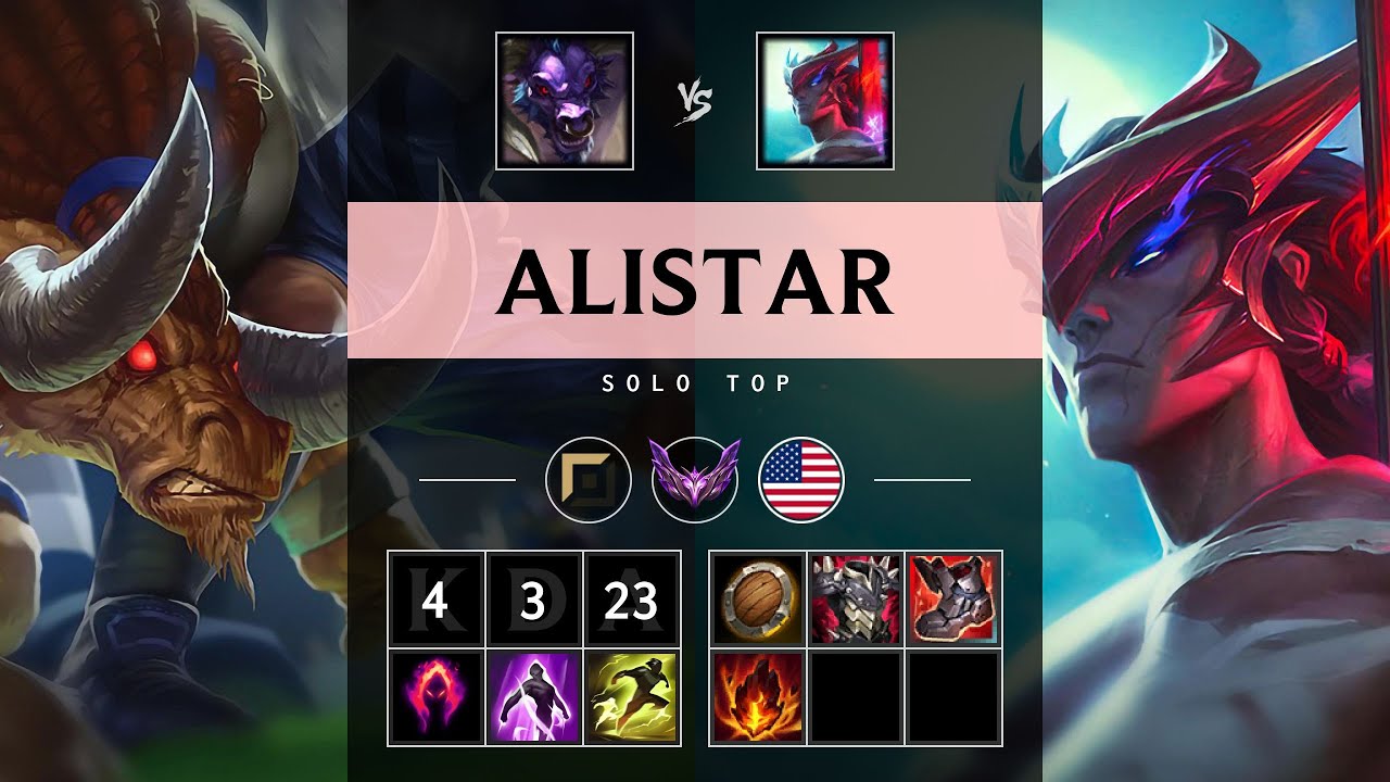 Alistar Top vs Yone - NA Master Patch 25.21 - YouTube